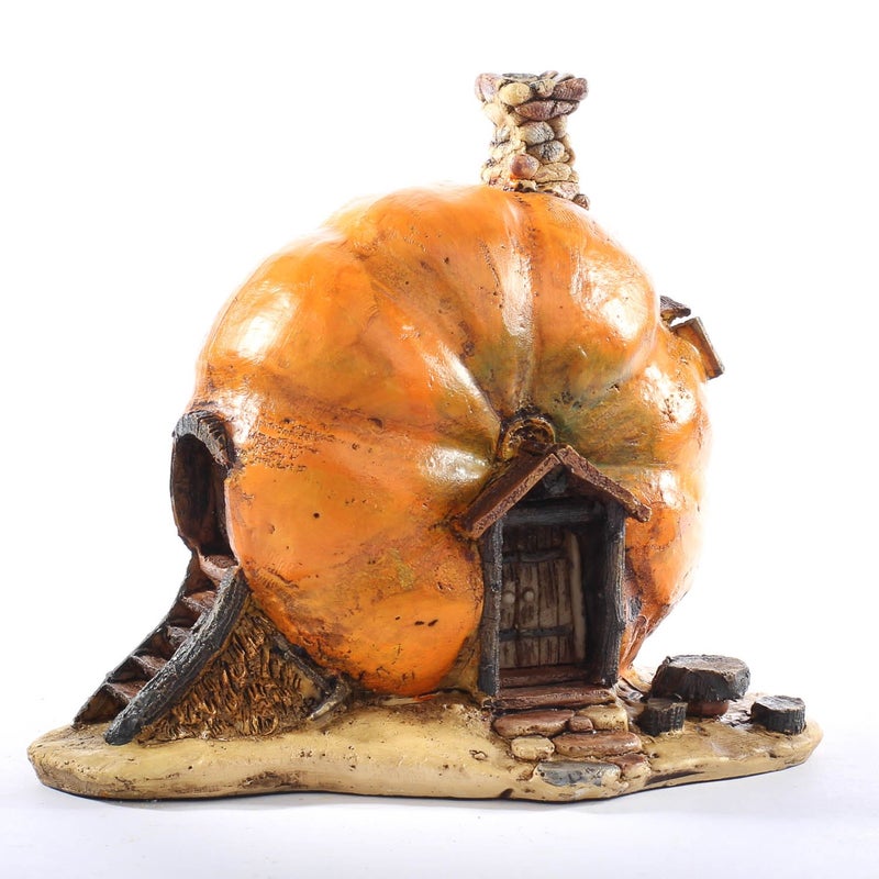 Top Collection Enchanted Story Garden and Terrarium Pumpkin Fairy House Outdoor Decor - Image 4
